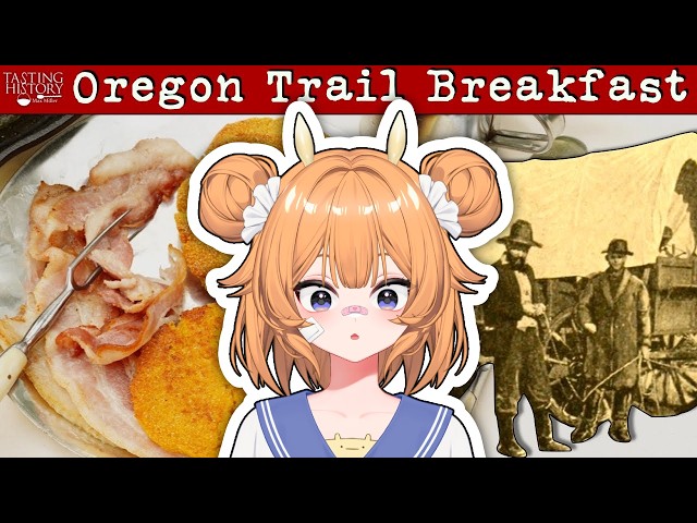 GERMAN VTUBER reacts to AMERICAN PIONEER FOOD | Tasting History Max Miller