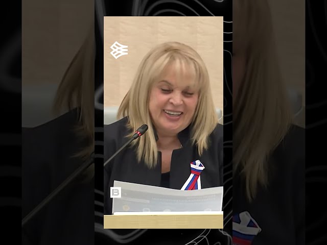 A tipsy Pamfilova laughs at the elections