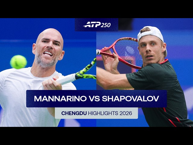 Adrian Mannarino vs Denis Shapovalov Highlights | Chengdu 2026 Quarter-Final