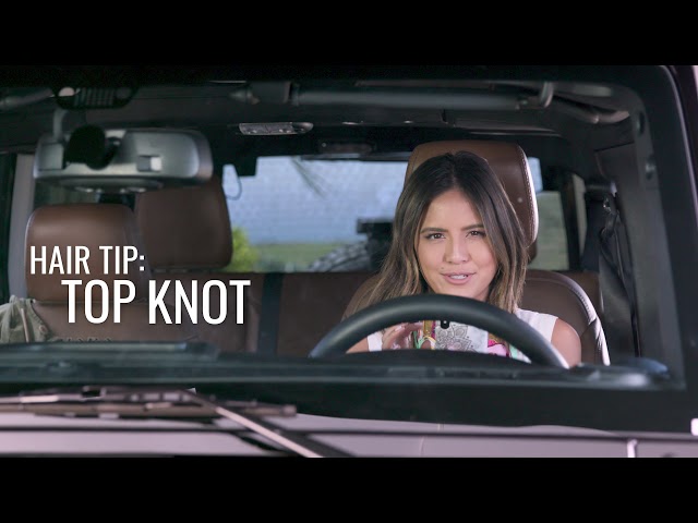 MINI TOP KNOT: The Perfect Festival Look