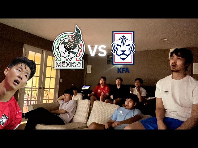FRIENDS REACT TO KOREA'S WORST GAME IN THE WORLD CUP (MEXICO VS. SOUTH KOREA)
