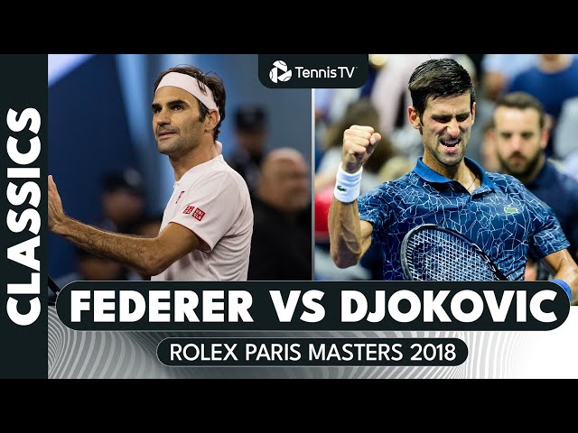 Roger Federer vs Novak Djokovic EPIC Paris 2018 Semi-Final Extended Highlights! 🍿