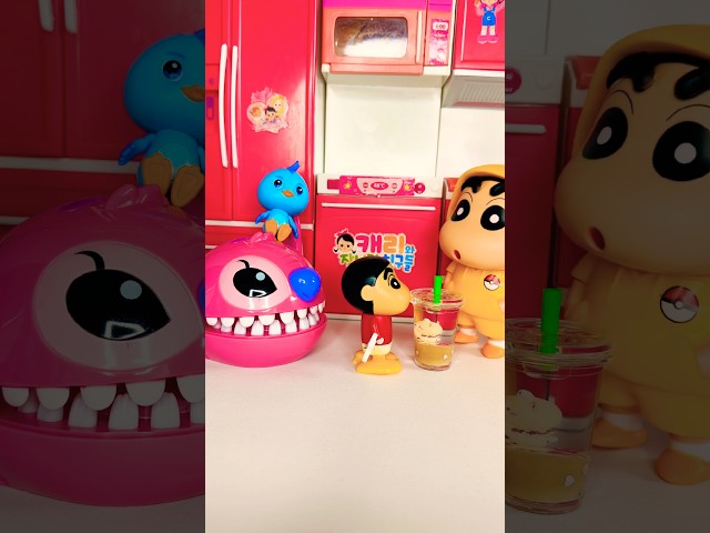 Satisfying Unboxing with Shin Chan with Stitch drinking Funny Review 🤯✨ #shinchan #stitch