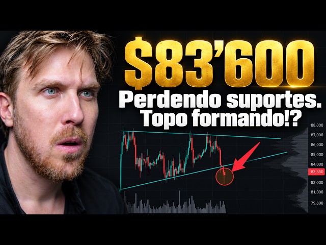 BITCOIN $83,600 LOSING SUPPORT! IS A TOP FORMING?