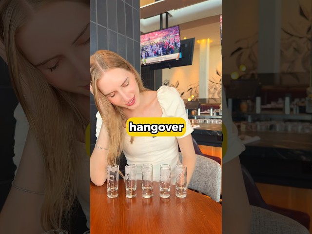 Levels of being drunk in English 🤢🍺 #ariannitalagringa #english #american