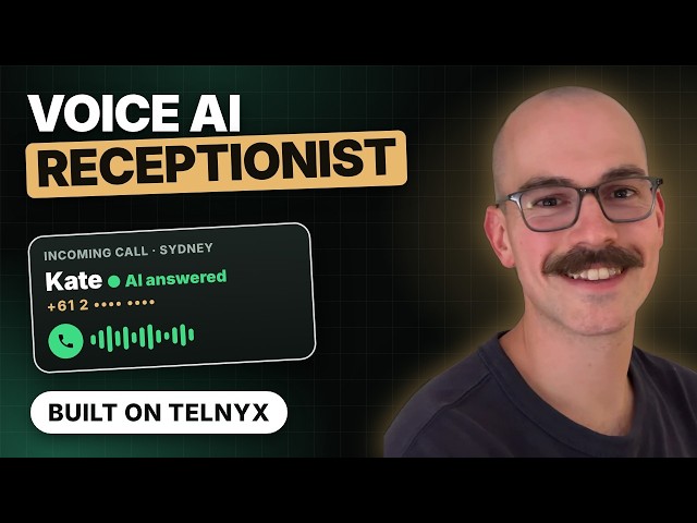 How to Build an AI Receptionist on Telnyx with an Australian Virtual Number