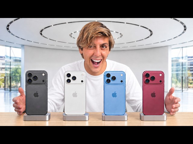 iPhone 18 Pro Hands-On: All New Colors Compared