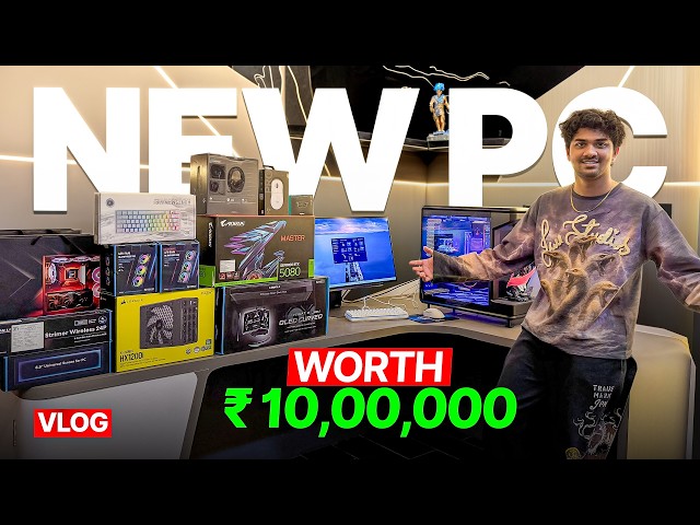 I BUILT A NEW BEAST GAMING PC | WORTH ₹10,00,000 😱 | VLOG