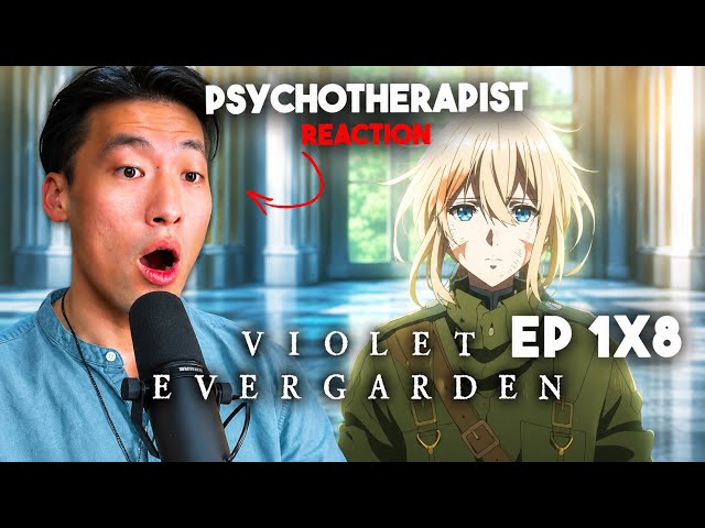 MAJOR GILBERT?! | Therapist’s FIRST REACT to Violet Evergarden Episode 8