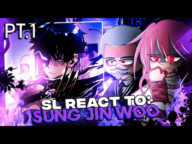 ⚔️👑🩸(Part. 1) Past Hunters + Antares React to Sung Jin Woo | Gacha React 🇧🇷\🇺🇸