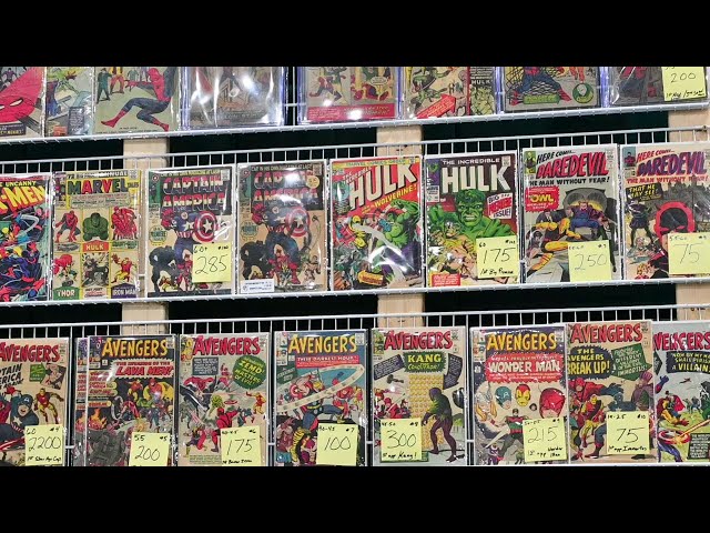 Wall Shopping for High Grade Key Issue Comic Books at Daytona Comic Con 2025 | Buyer POV