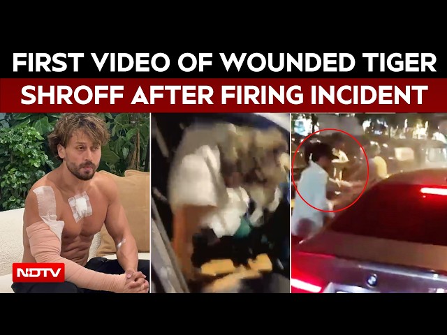 First Video Of Wounded Tiger Shroff After Firing Incident