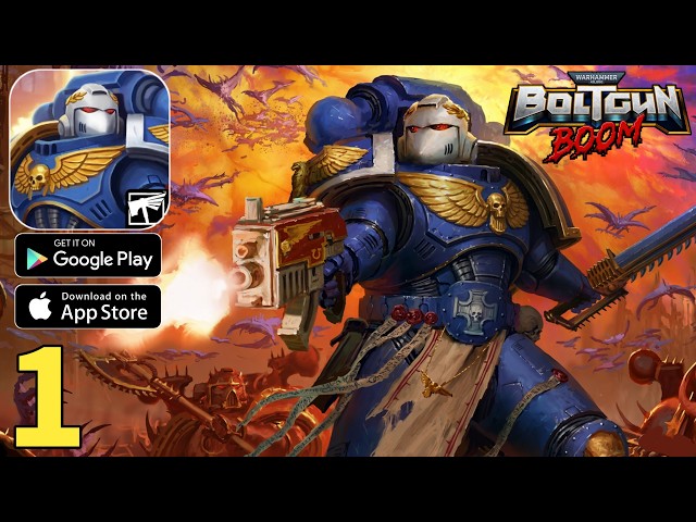 Warhammer 40,000: Boltgun Boom Gameplay Walkthrough Part 1 (iOS, Android)