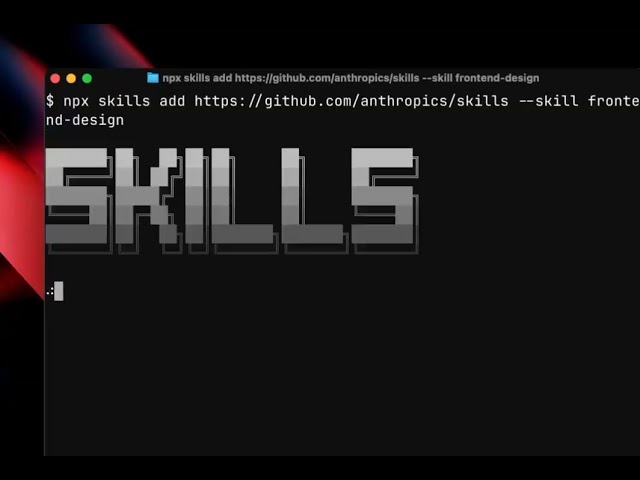 This AI frontend development skill is... 🔥