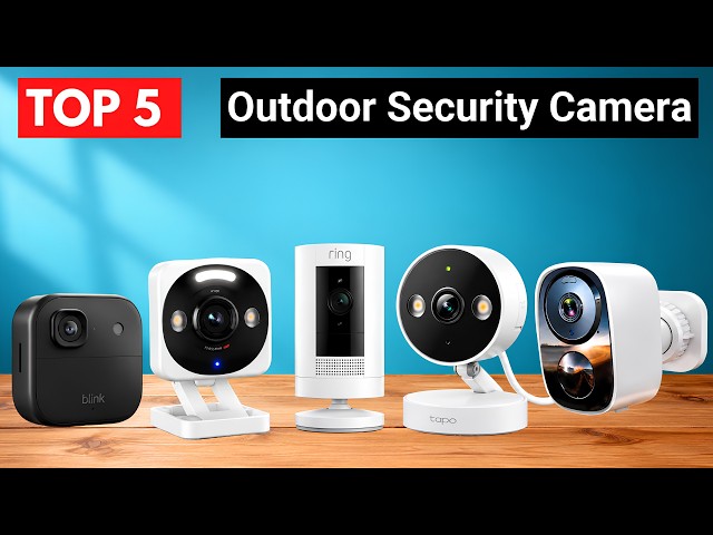 Top 5 Best Outdoor Security Cameras on Amazon | Clear Night Vision, Motion Detection & Smart Alerts