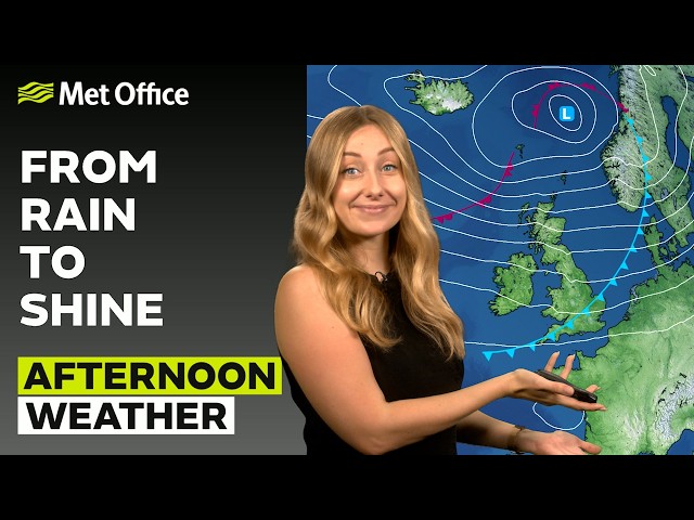 19/09/2026 - Rain and winds easing tomorrow - Afternoon Weather Forecast UK-Met Office Weather