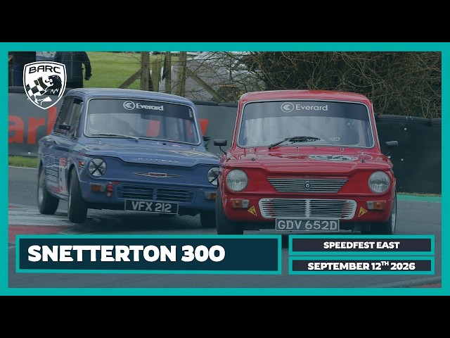 BARC LIVE | Snetterton 300 | September 12th 2026