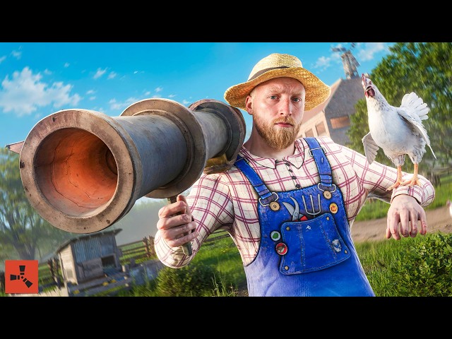 Rust - SOLO FARMER VS RUSSIAN VILLAGE