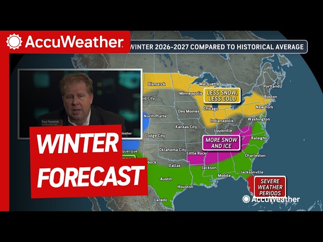 Winter forecast 2026-2027: El Niño to reshape snow, cold across the US
