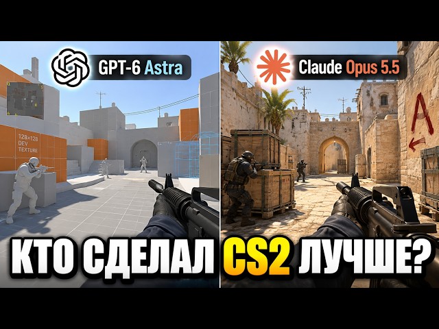 AI IS CREATING COUNTER STRIKE 2 FROM SCRATCH! GPT 6 Astra vs. Claude Opus 5.5! (They made Valve b...