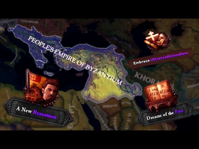 I restored the BYZANTINE EMPIRE as Communist Serbia in HOI4!