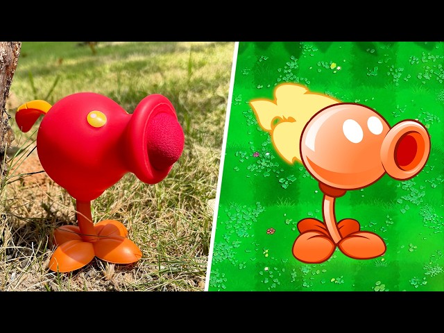 Plants VS Zombies: 10Toy Plants VS 100 Game Zombies.