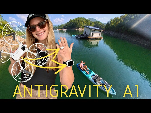 Новичок пробует ПЕРВЫЙ В МИРЕ 360° дрон!! 😱 ANTIGRAVITY A1 (+ новый комплект «Следуй за мной»)