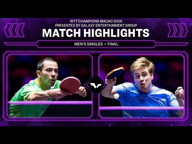 Hugo Calderano vs Truls Moregard | MS Final | #WTTMacao 2026