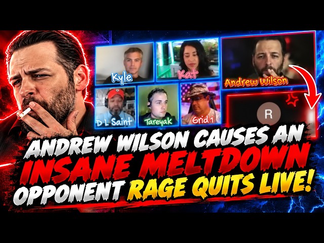 Andrew Wilson Causes an INSANE Meltdown — Opponent RAGE QUITS
