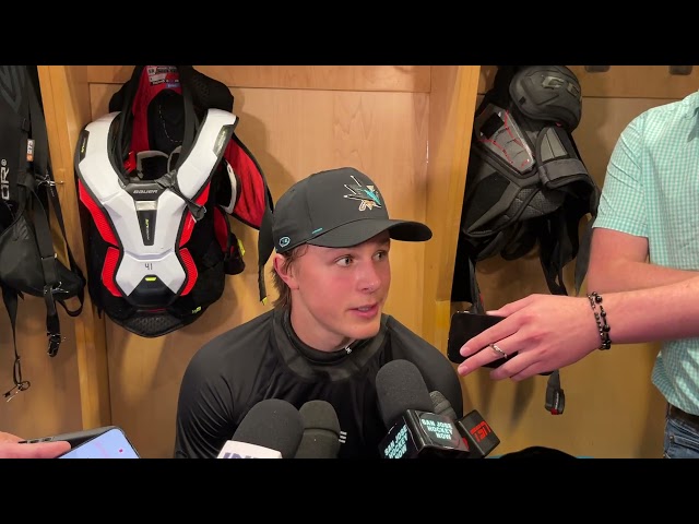Stenberg on Facing McKenna | San Jose Sharks @ Toronto Maple Leafs Morning Skate (10.19.26)