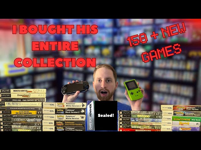 I Bought a MASSIVE HandHeld Video Game Collection! | Video Game Collection Update/Life Update!