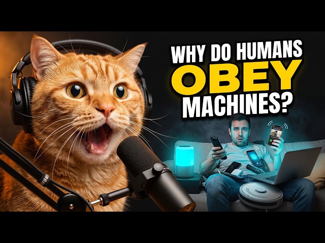 Cat Podcast | Our HUMAN Got Replaced by a MACHINE