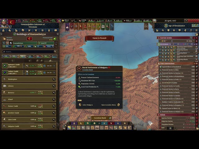 Ottomans in EU5 AKA Orthodox rebel sim