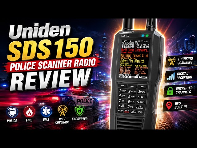 Uniden SDS150 Police Scanner Radio Review