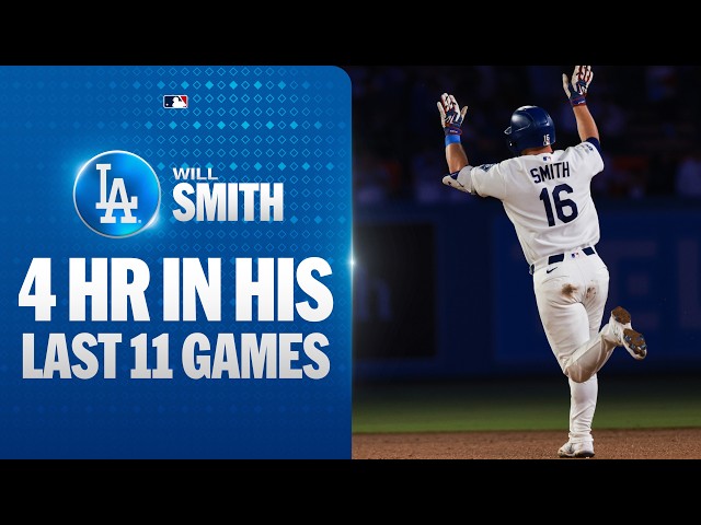 Will Smith clubs his 4th homer in his last 11 games for the Dodgers! 💥 | MLB Highlights