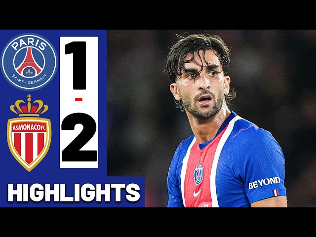 PSG vs Monaco 1-2 Full HIGHLIGHTS • Marquinhos, Nazinho & Muzambo Goals- Ligue 1