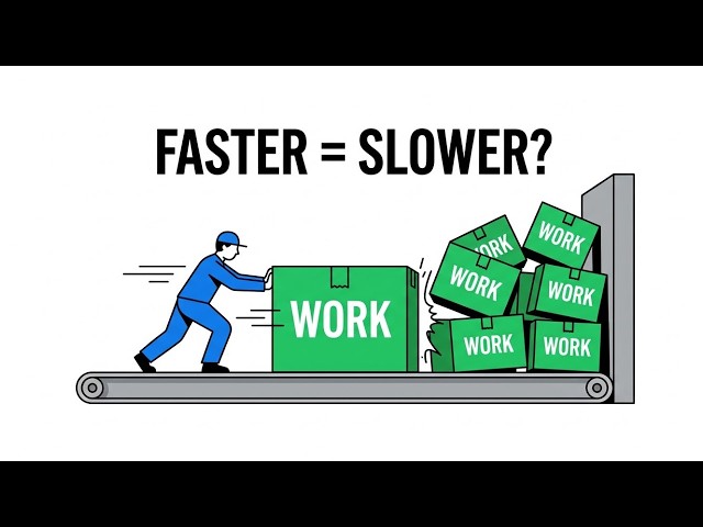 Why Working Faster Can Make You Slower
