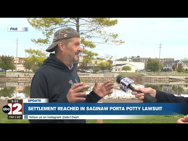 Saginaw lawsuit settled after forklift lifts occupied porta potty