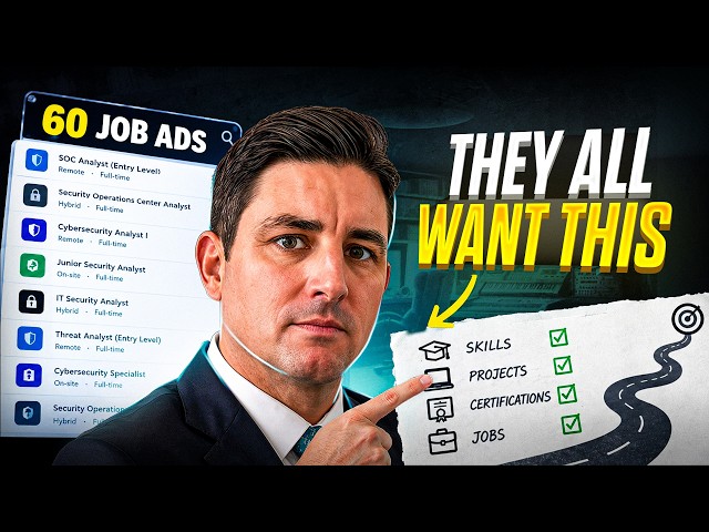 I Read 60 Entry-Level Cybersecurity Job Ads. Here's the Real Roadmap.