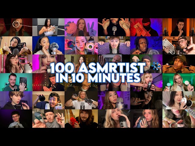 100 ASMRTIST In 10 Minutes | Quick Cuts ASMR Compilation