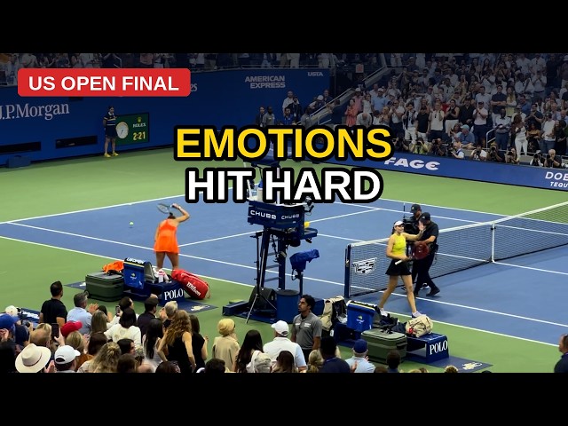 US Open Final drama - Sabalenka’s Final Point… Then the Emotions Hit