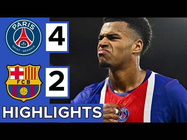🔵PSG vs Barcelona (4-2) Extended HIGHLIGHTS | UEFA Champions League