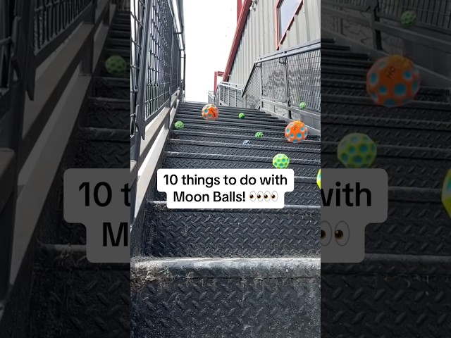 10 things to do with a Moon Ball! What else would YOU do? 👀 #moonball #waboba #bouncyball