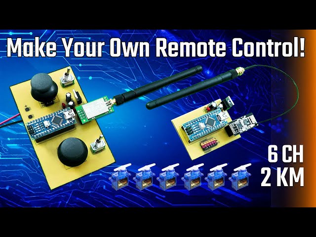 Making 6-Channel Radio Control. English Voice-Over. Remastered Video.