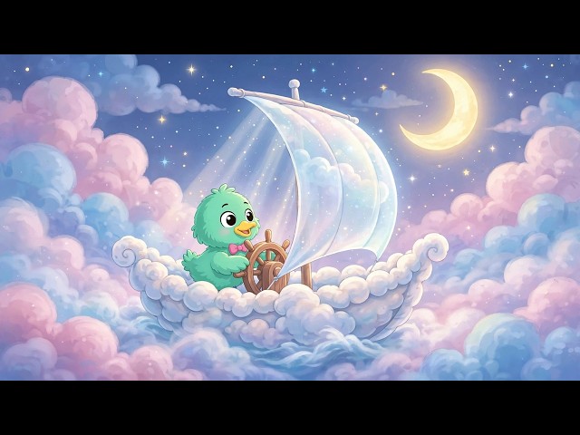Cloud Harbor Lullaby | Music Box Lullaby | Bedtime Songs for Babies | Lucas Silva