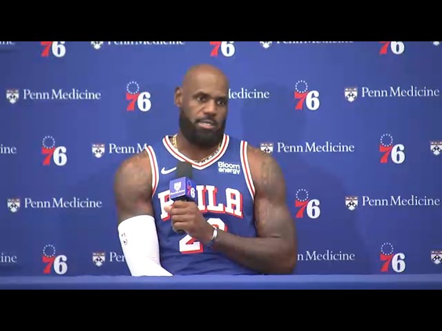 LIVE: LeBron James speaks at Philadelphia 76ers Media Day