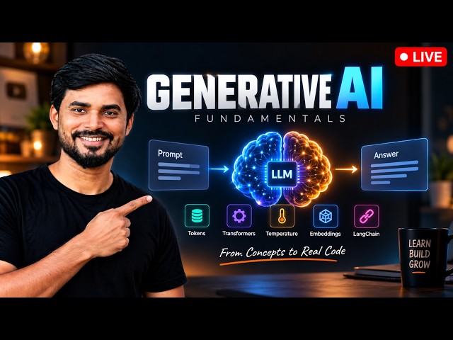 Generative AI Explained: How LLMs Actually Work | Tokens, Transformers & LangChain