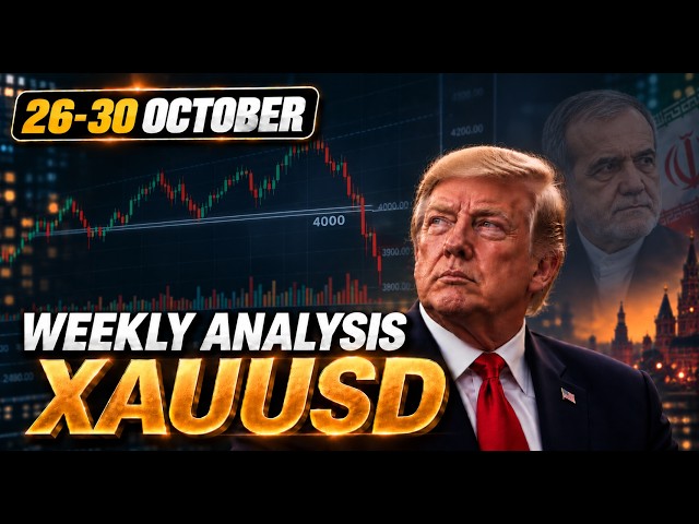 🟢GOLD Weekly Analysis: Gold Below $4,000? (26 - 30 OCT)