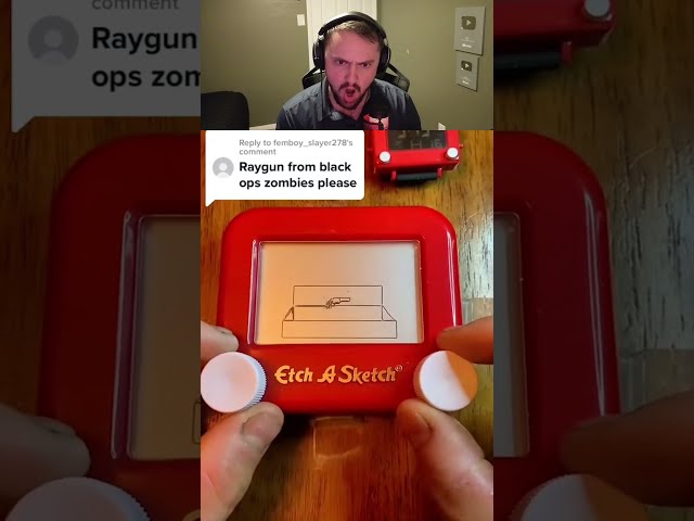 CoD Zombies Etch A Sketch Animation! 🫨🤯 #shorts