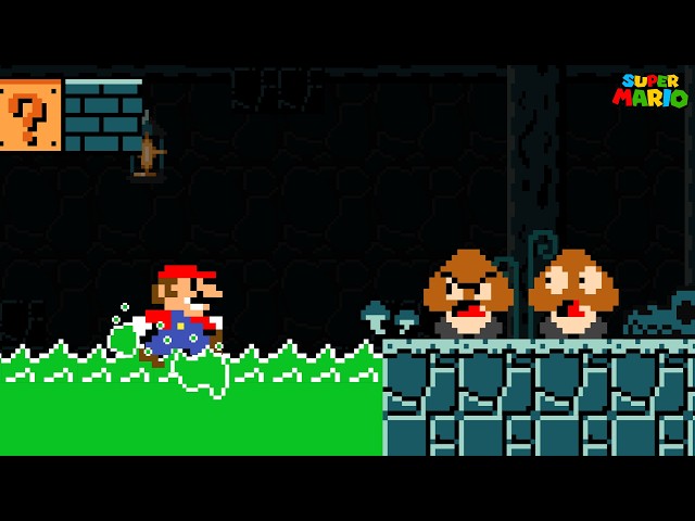 Super Mario Bros., but Mario Can ONLY Touch Acid!